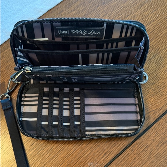 Lug Black Wristlet with Love Script - Picture 6 of 11